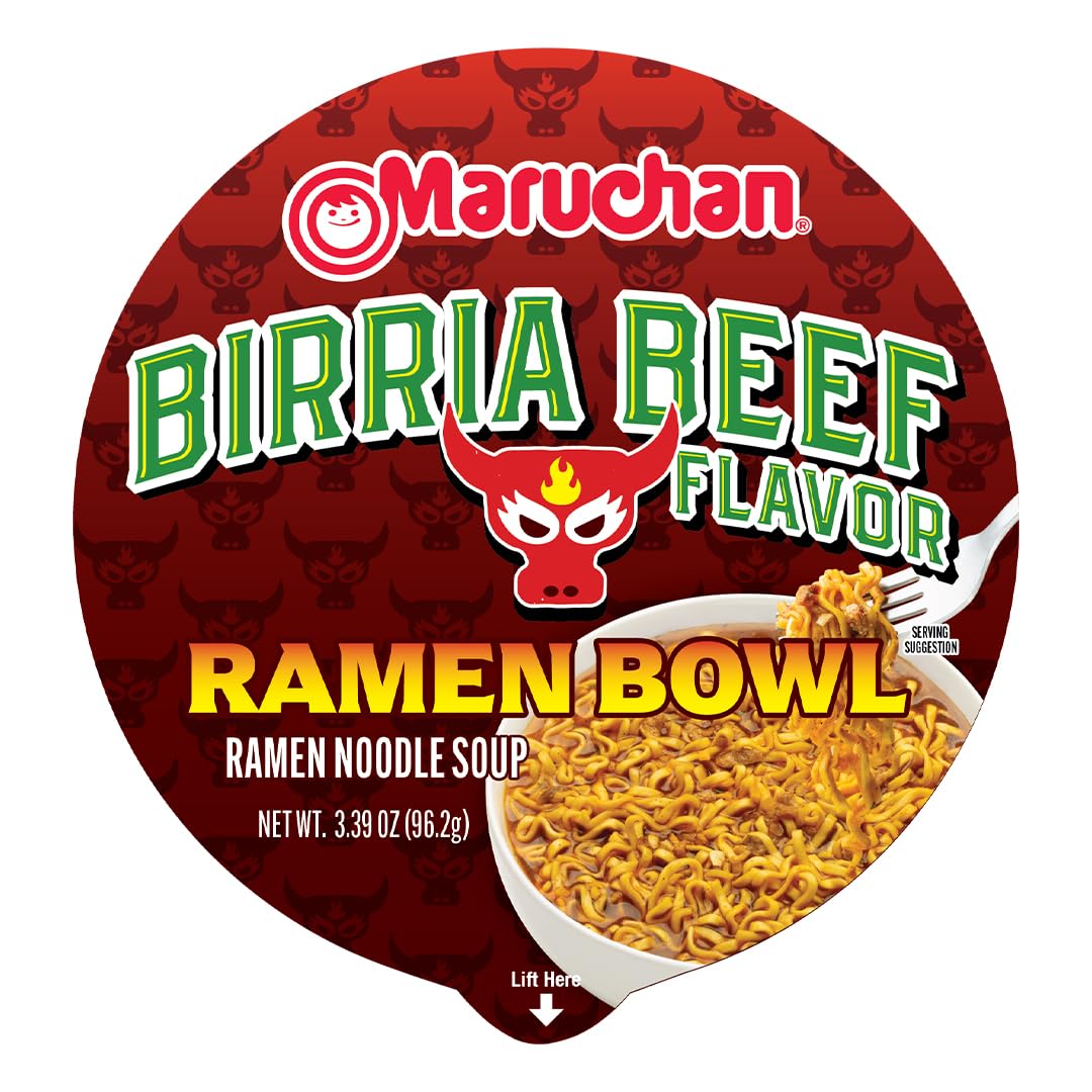 Maruchan Bowl – Birria Beef (3.1 oz, 6-Pack)