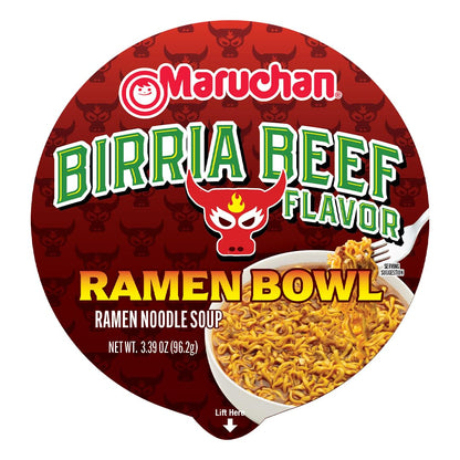 Maruchan Bowl – Birria Beef (3.1 oz, 6-Pack)