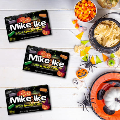 Mike and Ike Sour Spooky Treats – Sour Halloween Candy Fun – 5oz (12 Pack)