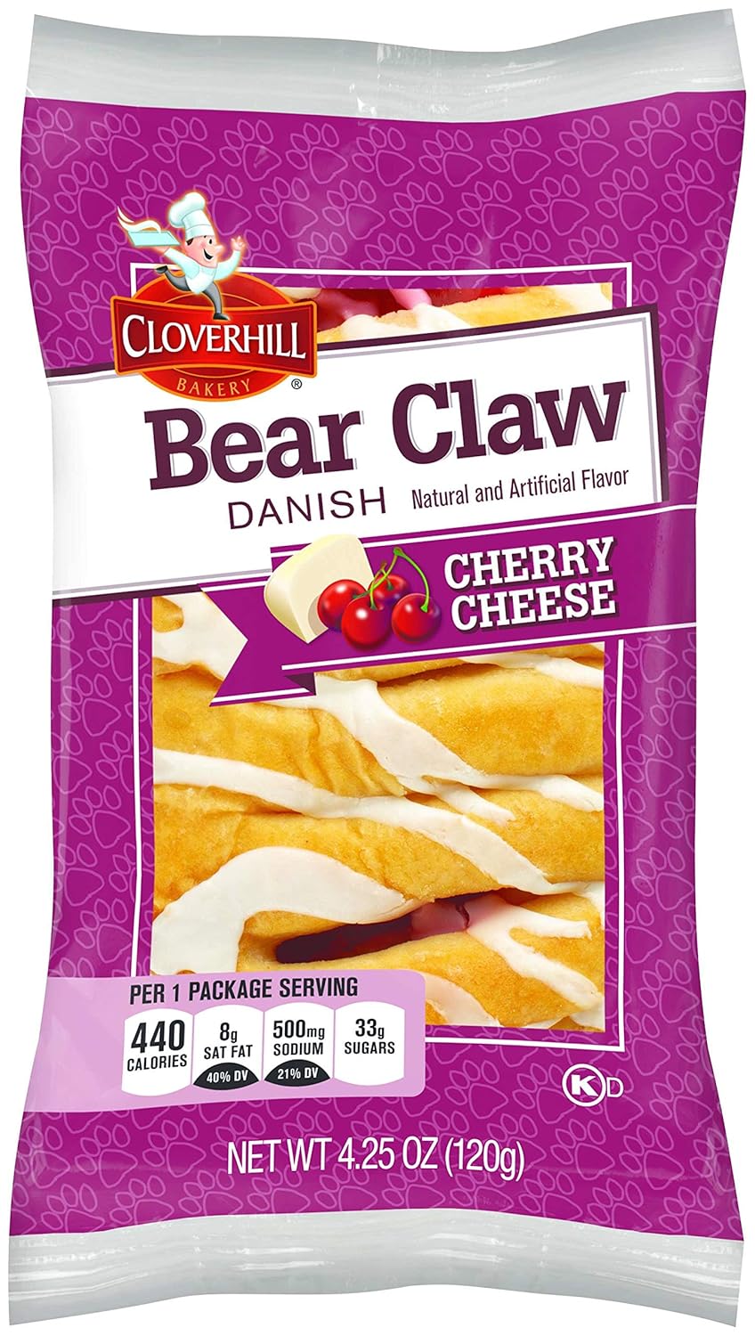 Cloverhill Bear Claw Cherry Cheese
