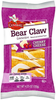 Cloverhill Bear Claw Cherry Cheese