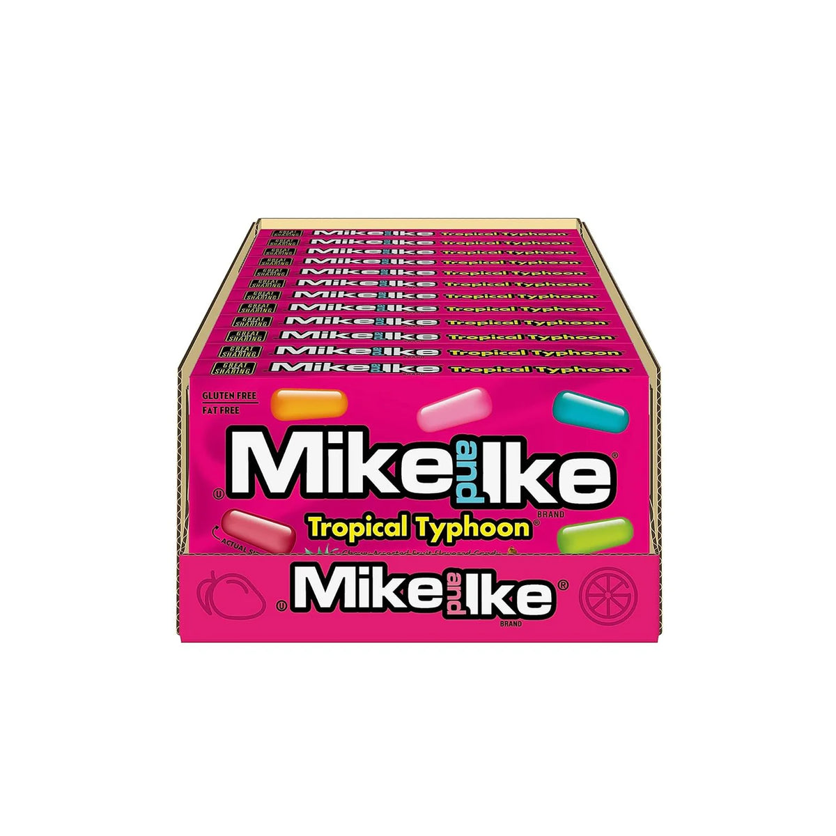 Mike and Ike Tropical Typhoon, 4.25oz - Pack of 12