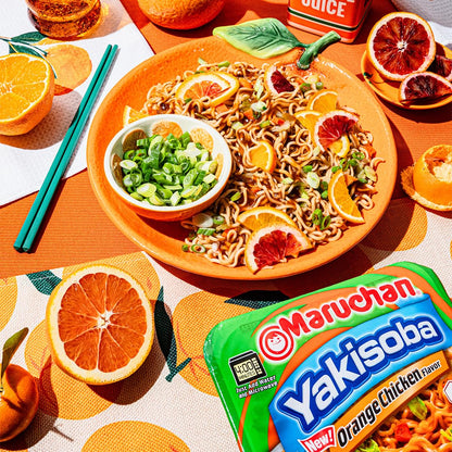 Maruchan Yakisoba – Orange Chicken Flavor (4 oz, 8-Pack)