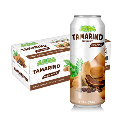 AZRA Tamarind Juice 12 Pack 500ml Cans Imported from Vietnam