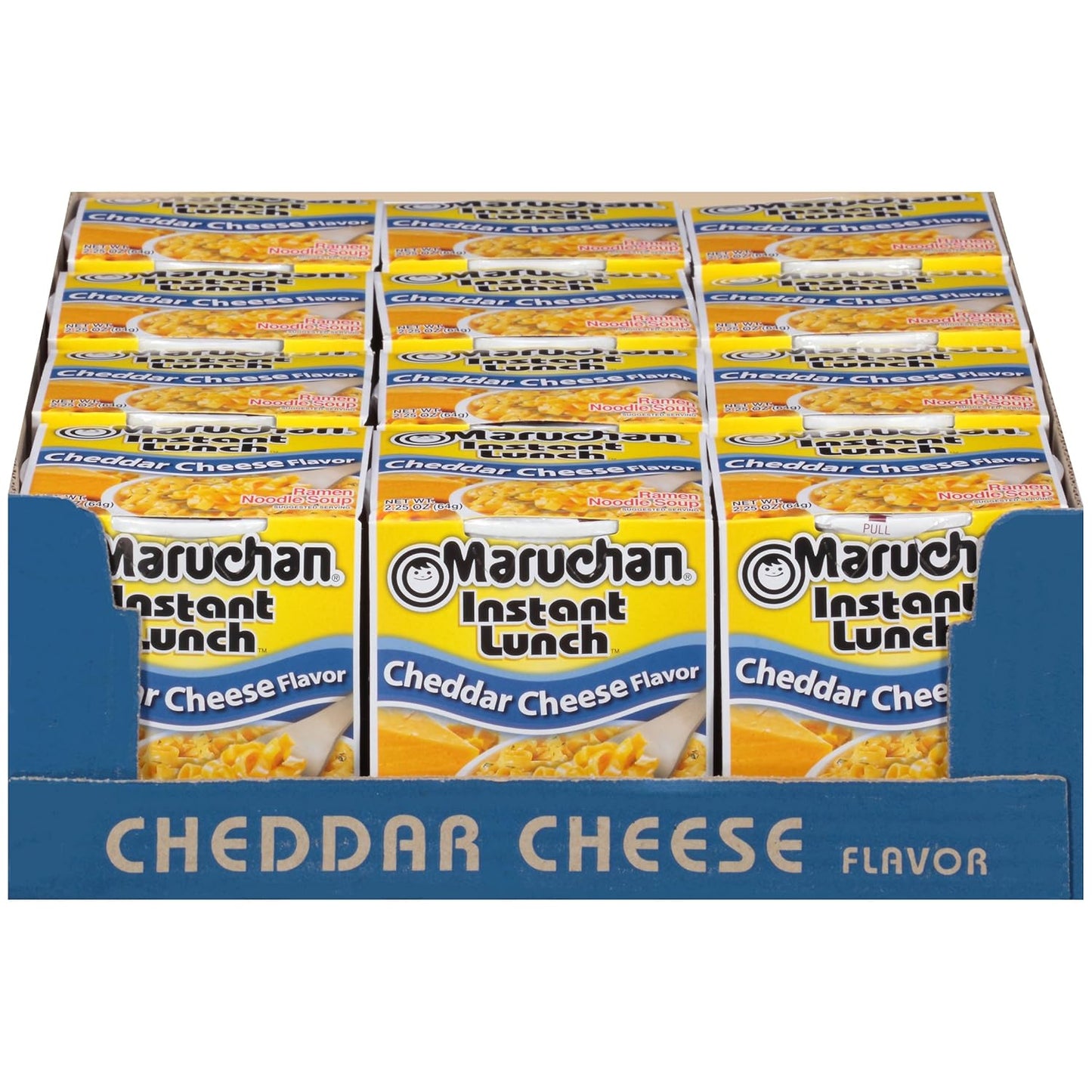 Maruchan Instant Lunch – Cheddar Cheese Flavor (2.25 oz, 12-Pack)