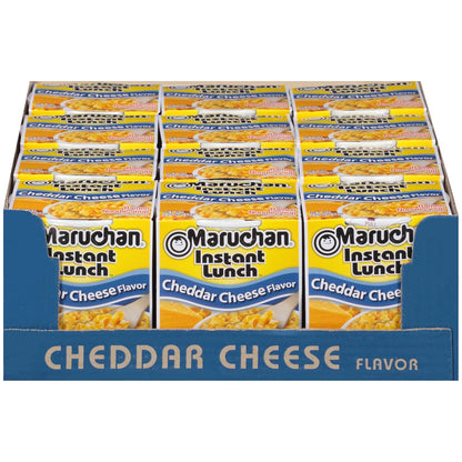 Maruchan Instant Lunch – Cheddar Cheese Flavor (2.25 oz, 12-Pack)