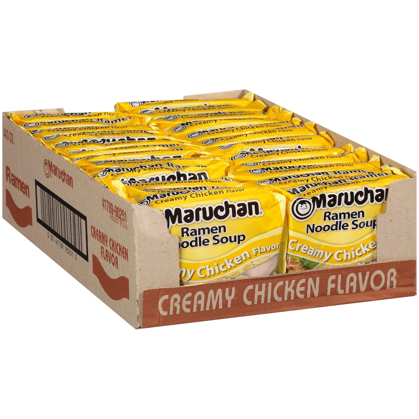 Maruchan Ramen Noodles Soup – Creamy Chicken Flavor (3 oz, 24-Pack)