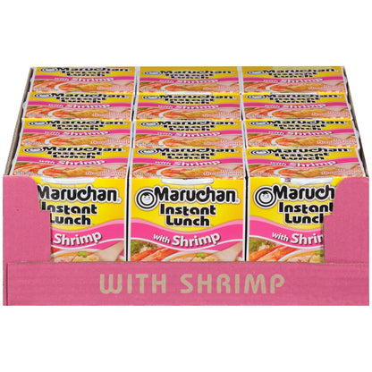 Maruchan Instant Lunch – Shrimp Flavor (2.25 oz, 12-Pack)