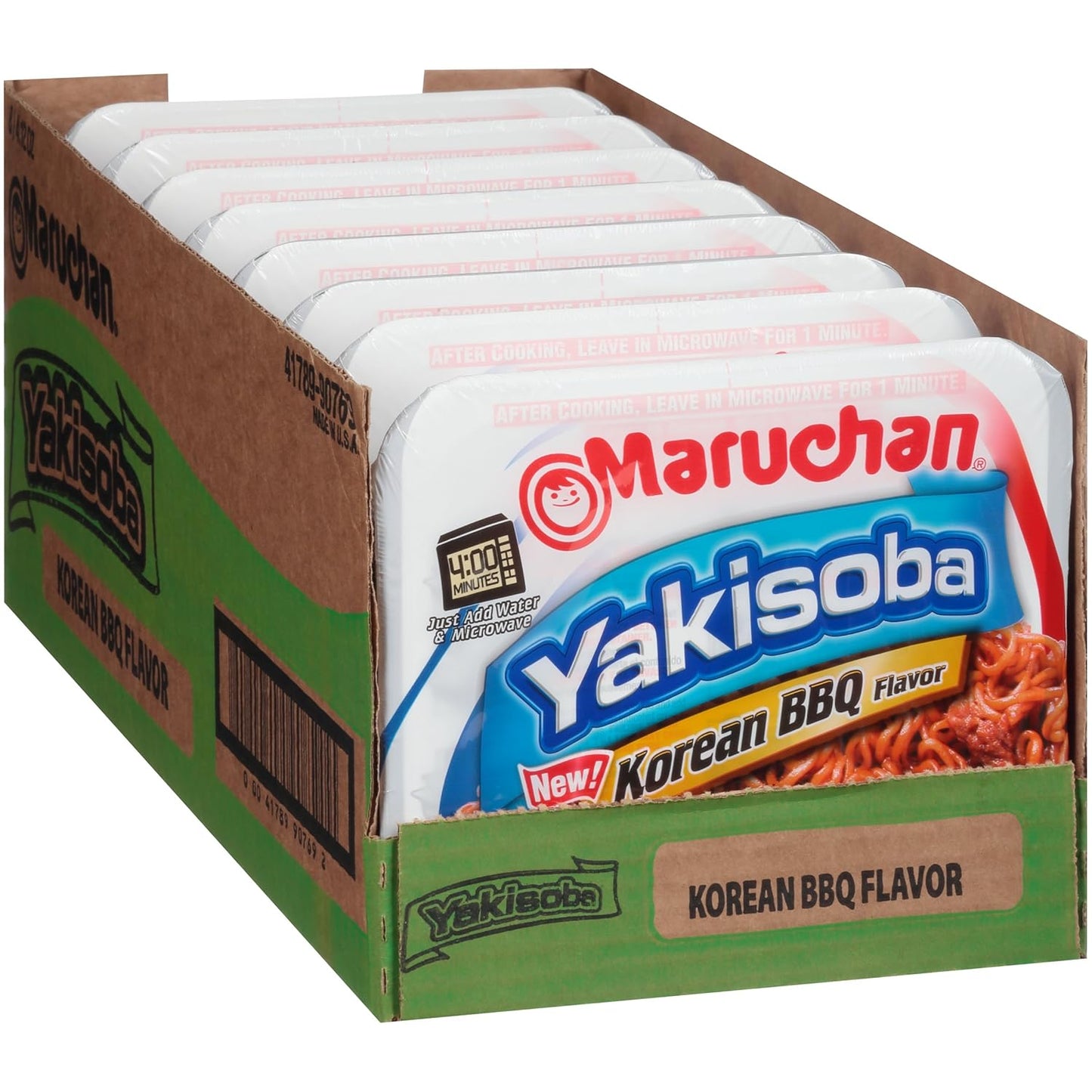 Maruchan Yakisoba – Korean BBQ Flavor (4 oz, 8-Pack)