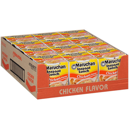 Maruchan Instant Lunch – Hot & Spicy Chicken Flavor (2.25 oz, 12-Pack)