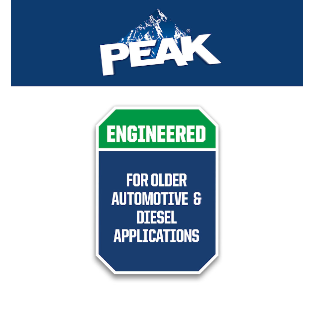 PEAK® Conventional Concentrate Antifreeze + Coolant - Green, 1 Gallon (3.78L) - Bulk Pack of 6 Gallons