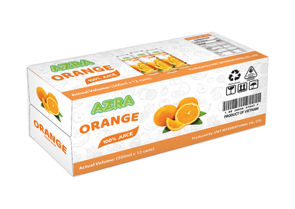 AZRA Orange Juice 12 Can Case