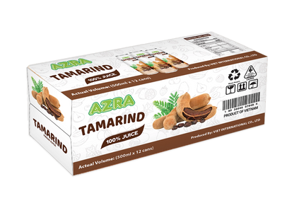 AZRA Tamarind Juice 12 Can Case 6 Liter