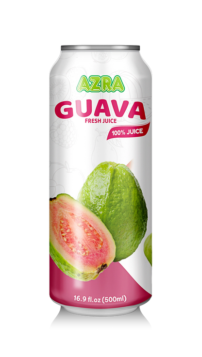 AZRA 100% Guava Juice 500ml Can