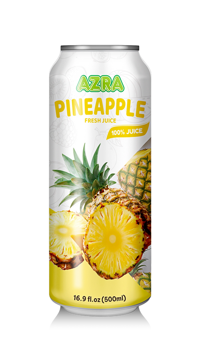 AZRA Pineapple Juice 12 Can Case 6 Liter Total