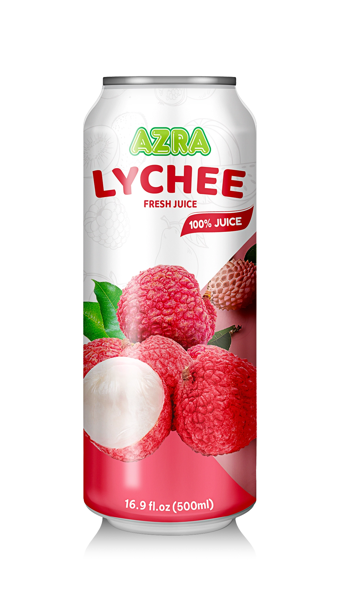 AZRA Lychee Fresh Juice 500ml Can