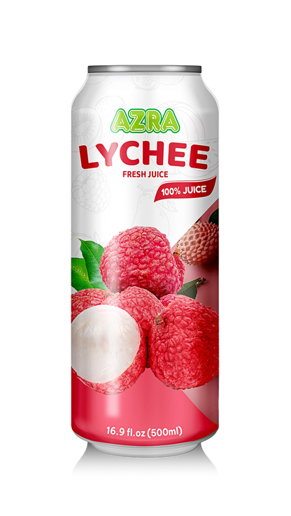 AZRA Lychee Fresh Juice 500ml Can