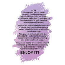 AZRA Mangosteen Juice – 12× 500 ml Cans (6 L Total)
