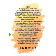 AZRA Orange Juice – 12 × 500 ml Cans (6 L Total)