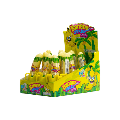 KidsBoom™ Banana Spray Candy -12pcs (60g Each)| Spray the fun