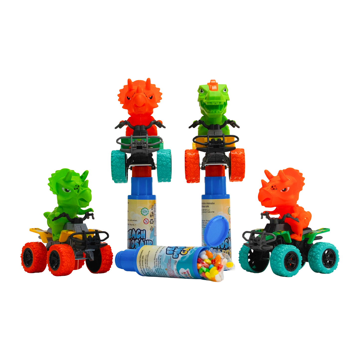 KidsBoom™ Beach Dinosaur Carts- 1pcs (15g Each) |Ride the fun
