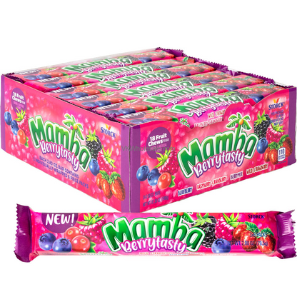 Mamba Fruit Chew Candy – 6 Packs (24 Count)
