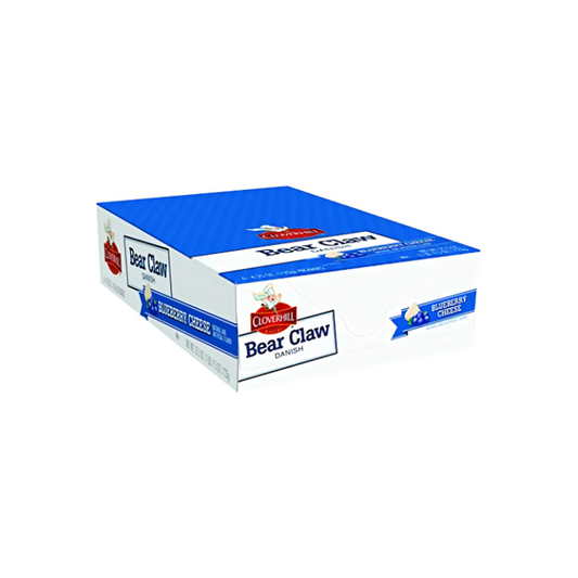 Cloverhill Bakery Bear Claw Danish - Blueberry Cheese - 4.25 oz (6-Pack)