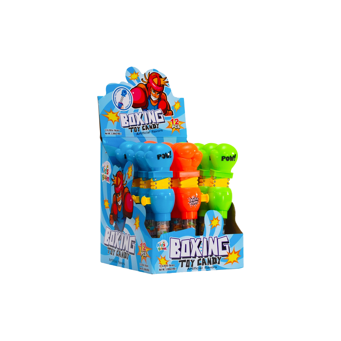 KidsBoom™ Boxing Toy Candy -12pcs (8g Each) |Play it, taste it, love it