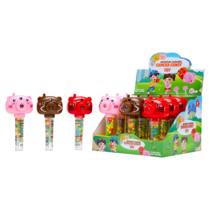 KidsBoom Camera Candy Toy- 12pcs (8g Each) | Yummy Candy + Fun Toy Experience