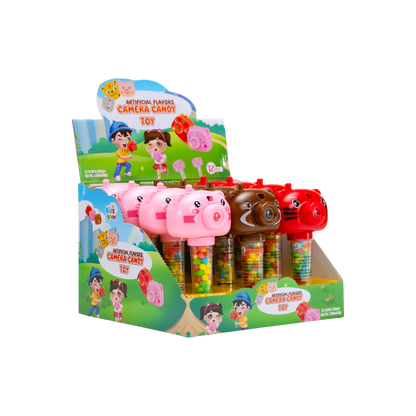 KidsBoom Camera Candy Toy- 12pcs (8g Each) | Yummy Candy + Fun Toy Experience
