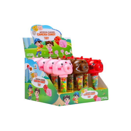 KidsBoom Camera Candy Toy- 12pcs (8g Each) | Yummy Candy + Fun Toy Experience