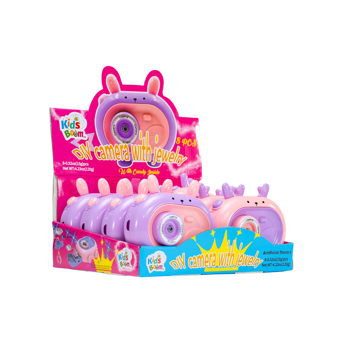 KidsBoom DIY Camera With Jewelry-8ct(15g Each) | DIY Fun