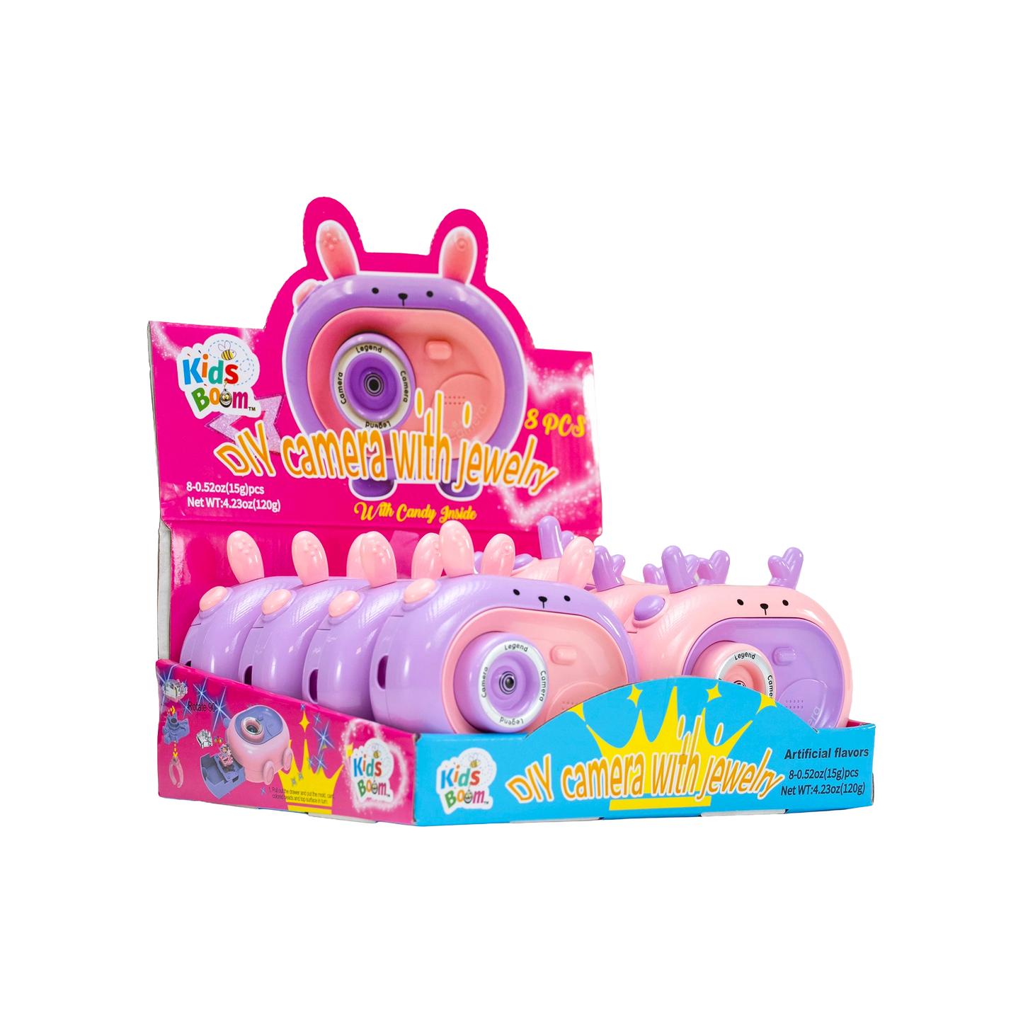 KidsBoom DIY Camera With Jewelry-8ct(15g Each) | DIY Fun