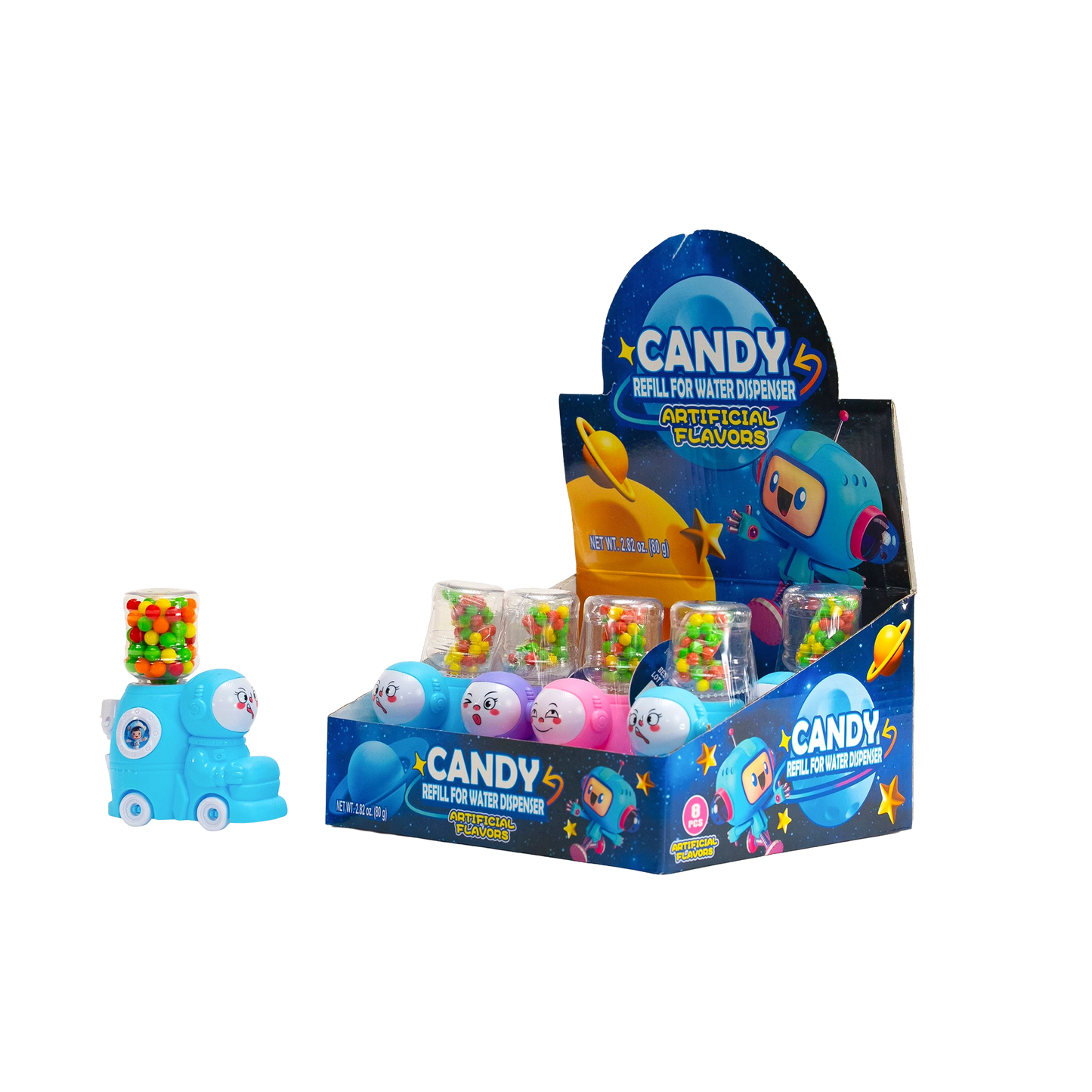 KidsBoom™ Candy Refill For Water Dispenser-8pce(10g Each)|Party Favors
