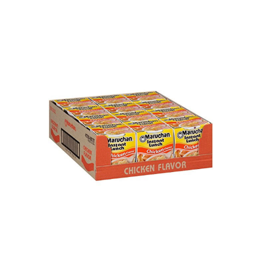 Maruchan Instant Lunch - Variety Pack, 2.25oz Cups (12-Pack per Flavor)