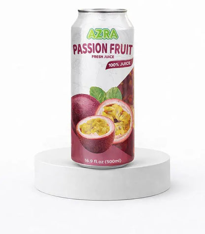 AZRA Passion Fruit Juice – 12 Pack (500ml Cans)  100% Tropical Juice – Imported from Vietnam