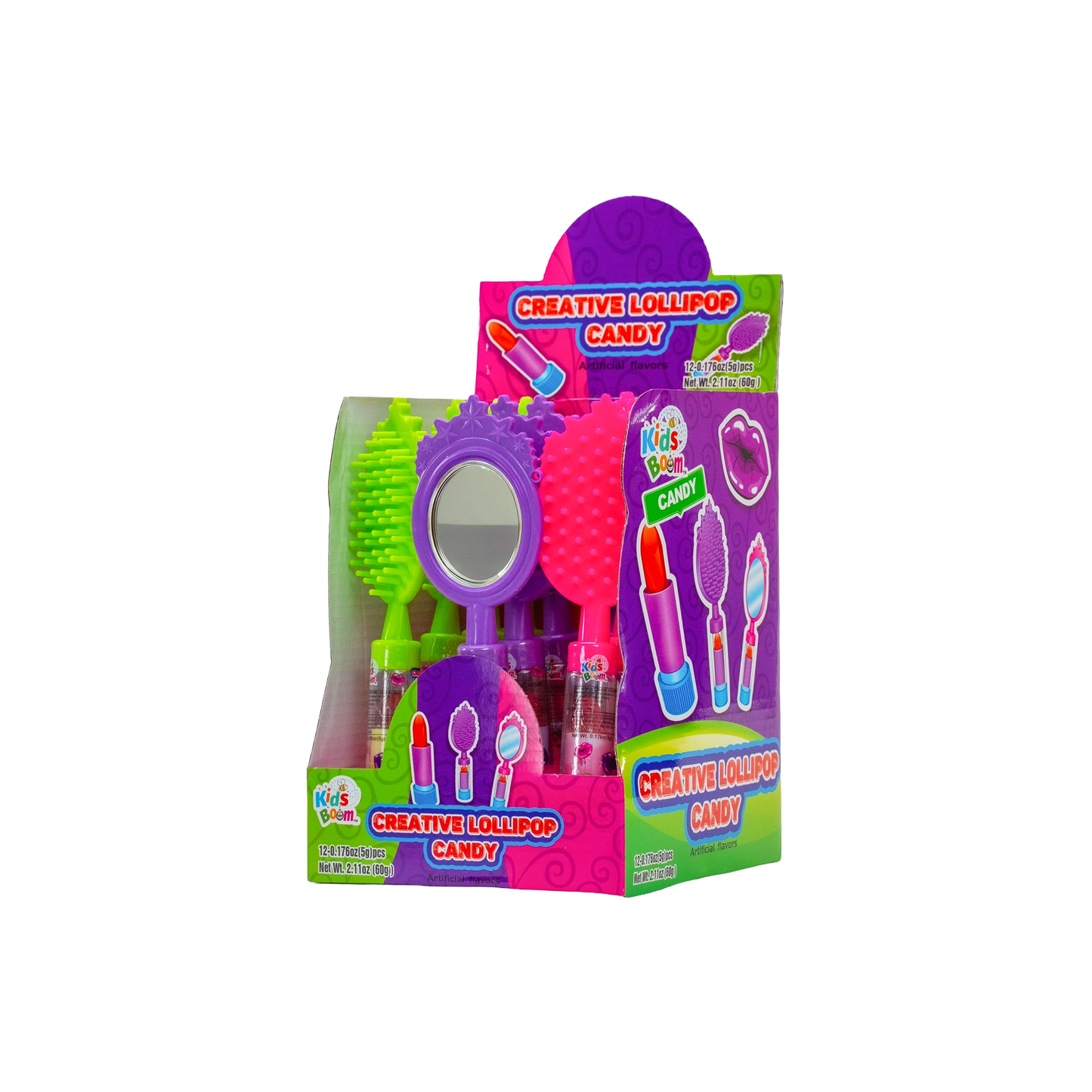 KidsBoom™ Creative Lollipop Candy-12 pcs (5g Each) |Taste, Create, Enjoy