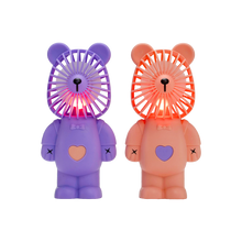 KidsBoom™ Cute Bear Fan-8pcs (3g Each) | Cool + Cute