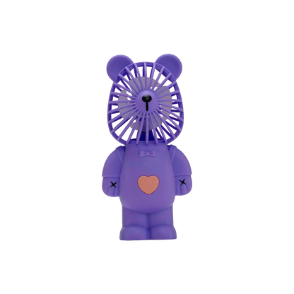KidsBoom™ Cute Bear Fan-8pcs (3g Each) | Cool + Cute