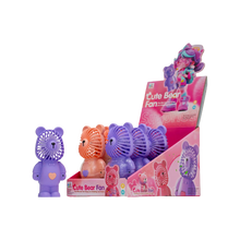 KidsBoom™ Cute Bear Fan-8pcs (3g Each) | Cool + Cute