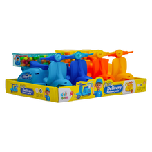 KidsBoom™ Delivery Motorcycle- 4pcs(4g Each) | Fun Toy + Creative Play