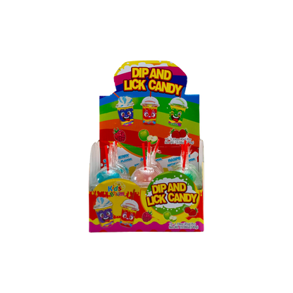 KidsBoom™ Dip And Lick Candy - 12pcs (45g Each) |Stay Cool, Have Fun!