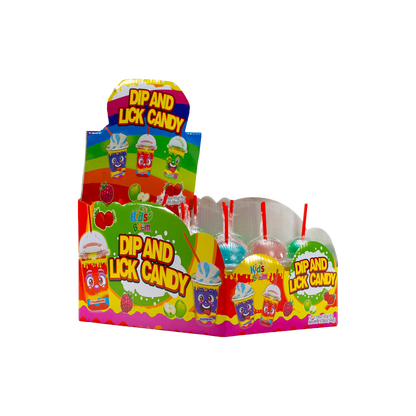 KidsBoom™ Dip And Lick Candy - 12pcs (45g Each) |Stay Cool, Have Fun!