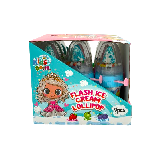 Flash Ice Cream Lollipop Packaging - Fun for Kids with Light-up Feature
