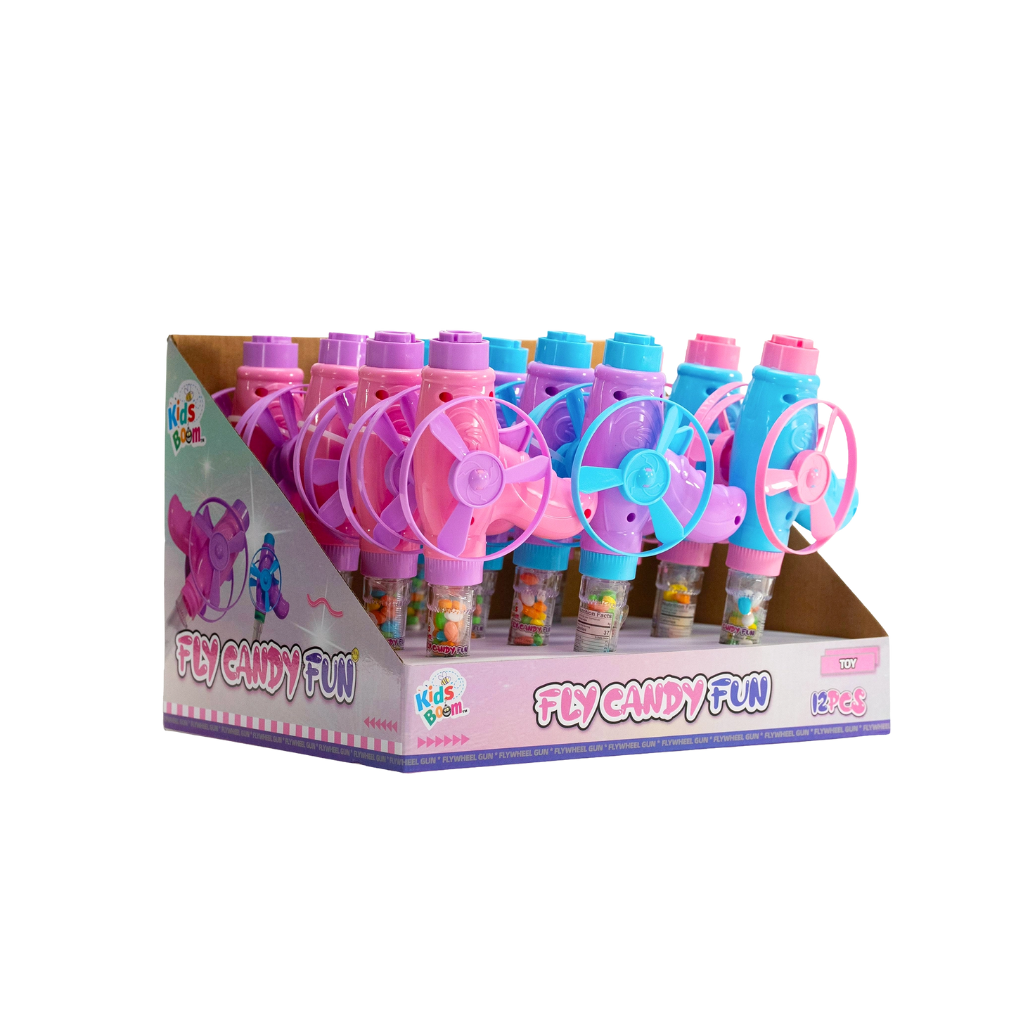 Kids Boom™ Fly Candy Fun - 12pcs (8g Each) | Fly & Taste