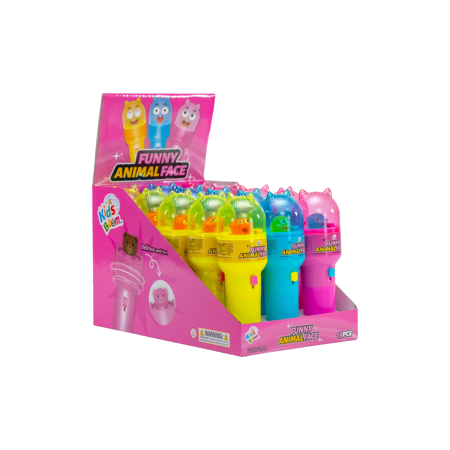 Kids Boom™  Funny Animal Face - 15PCS (10g Each) |Crazy Face Party