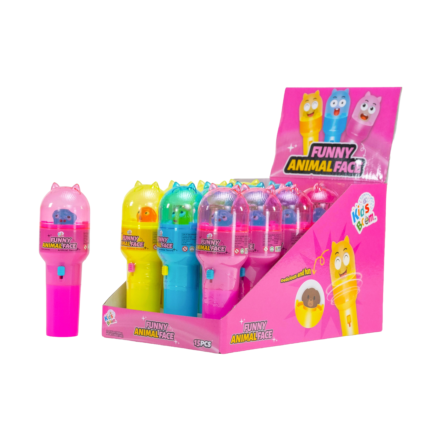 Kids Boom™  Funny Animal Face - 15PCS (10g Each) |Crazy Face Party