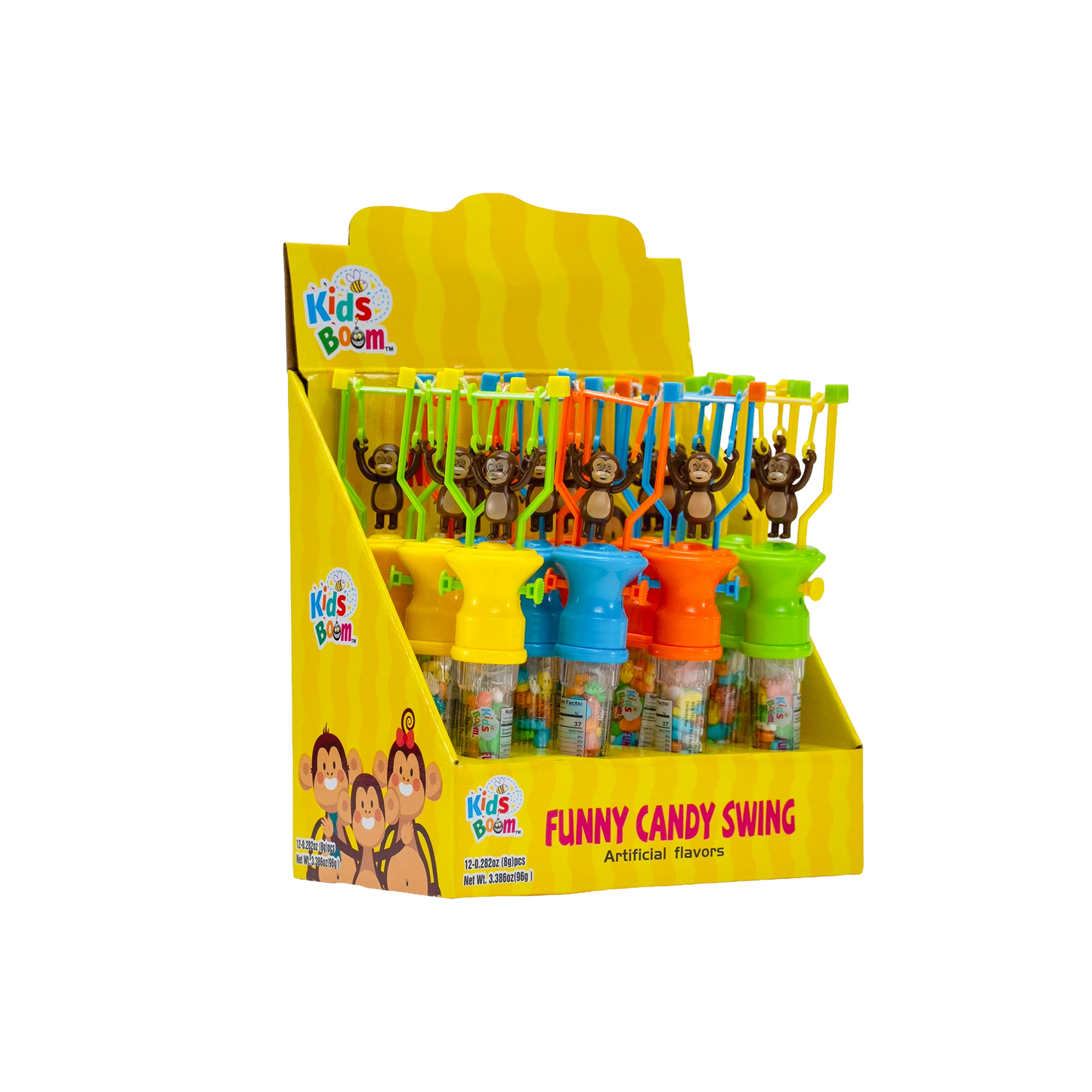 KidsBoom™Funny Candy Swing - 12pcs (8g Each) | Fun Candy Ride