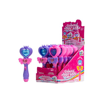 KidsBoom Glowing Magic Wand-12 pcs (5g Each) | Magical Fun + Glowing Play