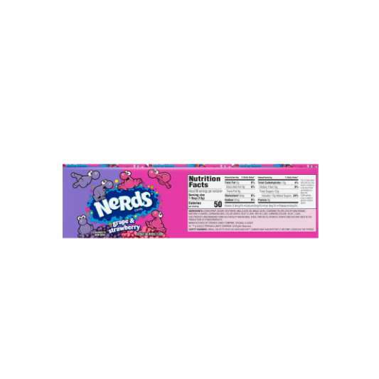 Nerds Candy Grape & Strawberry - 24 Count Box, 1.65 oz